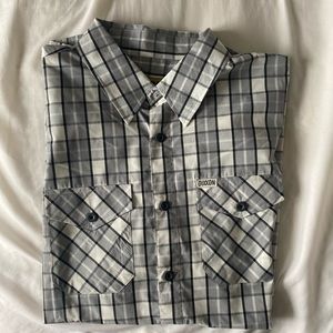 Dixxon Flannel Party Shirt Grey/White Check